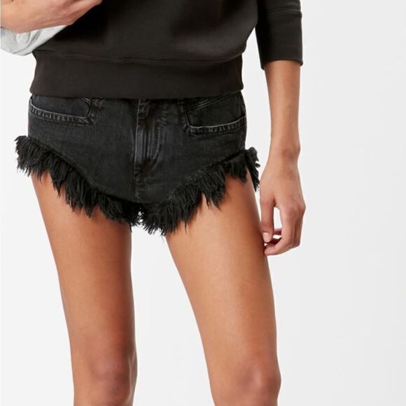 NWT ISABEL MARANT ETOILE ENEIDAO DENIM SHORTS Size XS/34 - Picture 4 of 8